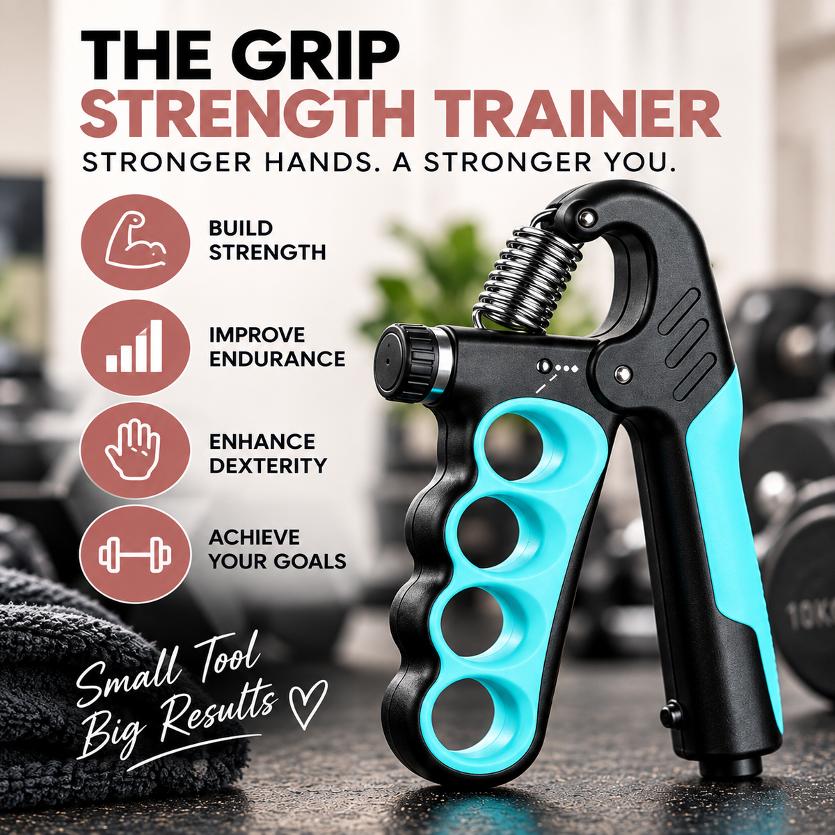 The Grip Strength Trainer - Up To 150kg | 330lb