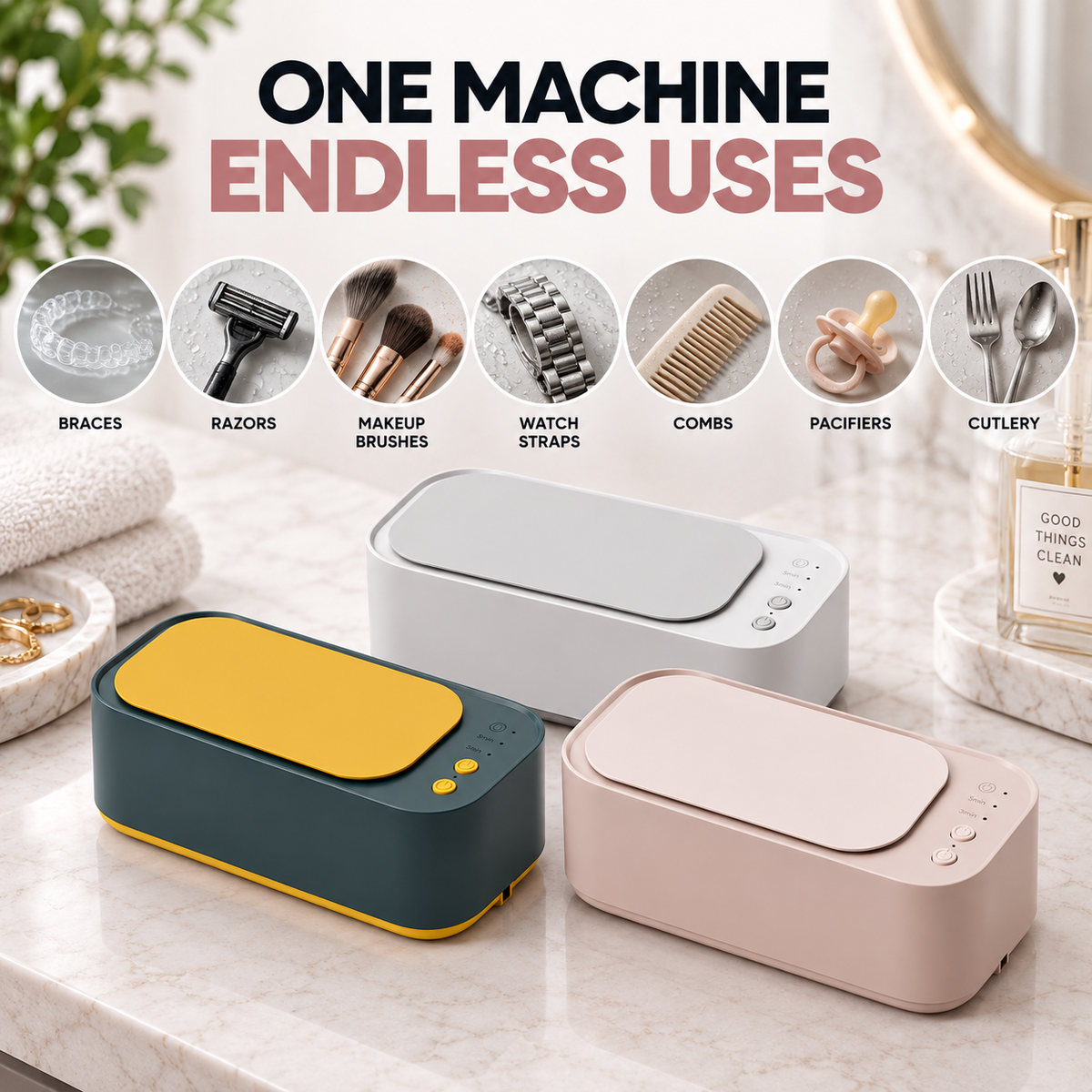 The Ultrasonic Luxury Cleaner