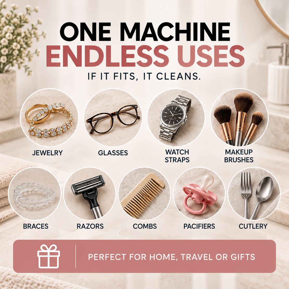 The Ultrasonic Luxury Cleaner
