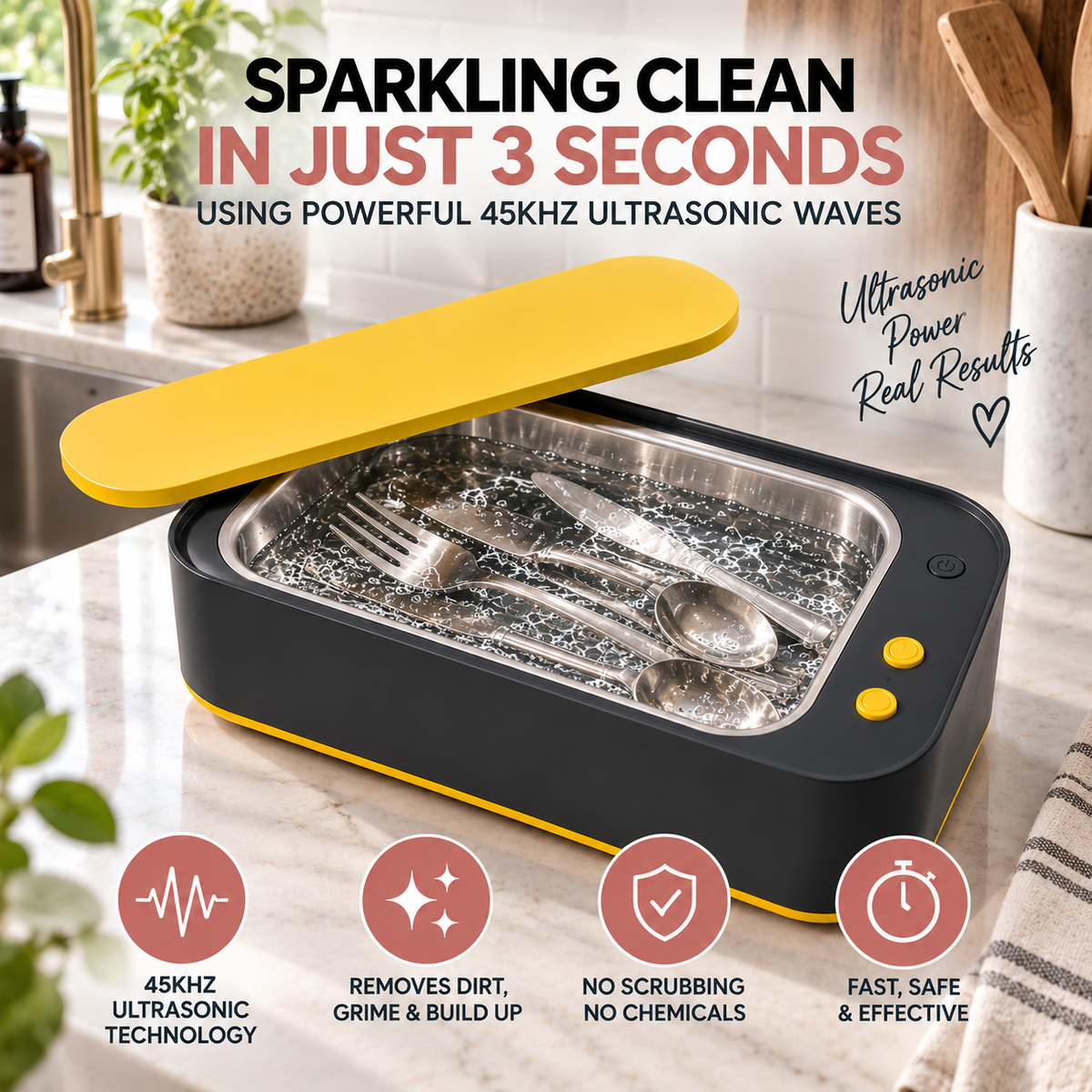 The Ultrasonic Luxury Cleaner
