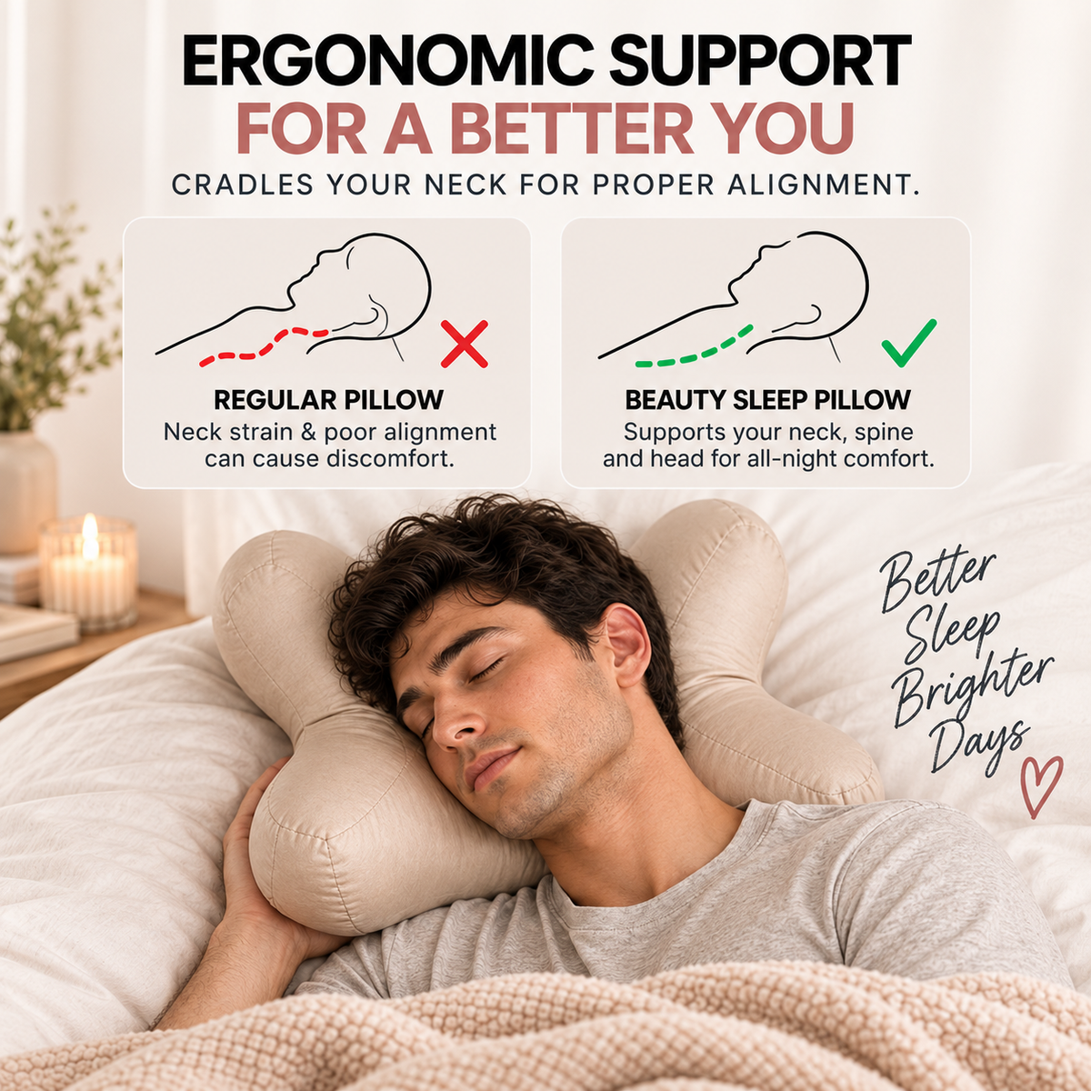 Smarter Beauty Sleep Pillow