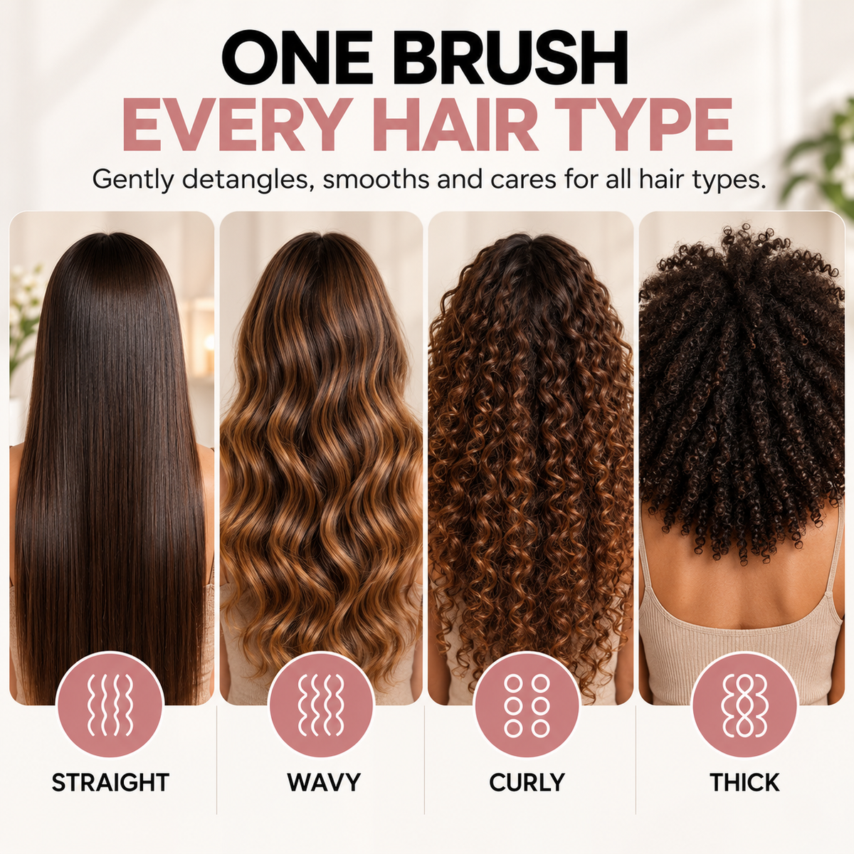 Self Cleaning Smart Hair Brush