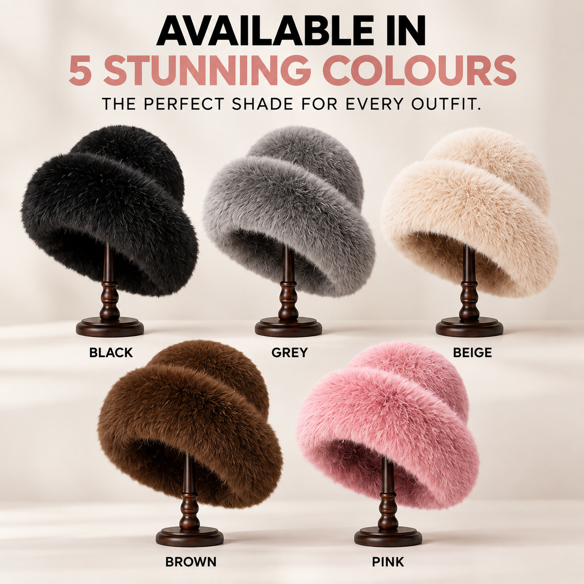 Luxe Faux Fur Hat