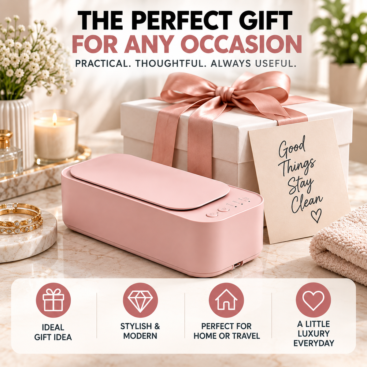 The Ultrasonic Luxury Cleaner