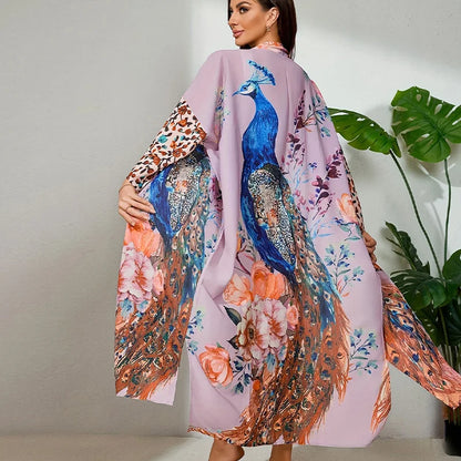Lush Lightweight Peacock Robe