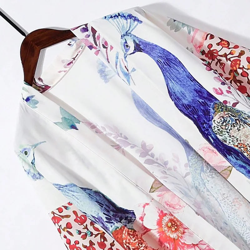 Lush Lightweight Peacock Robe