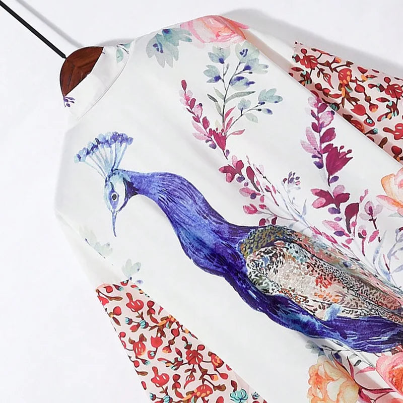 Lush Lightweight Peacock Robe