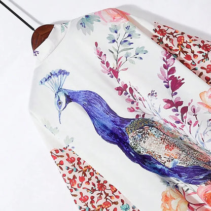 Lush Lightweight Peacock Robe