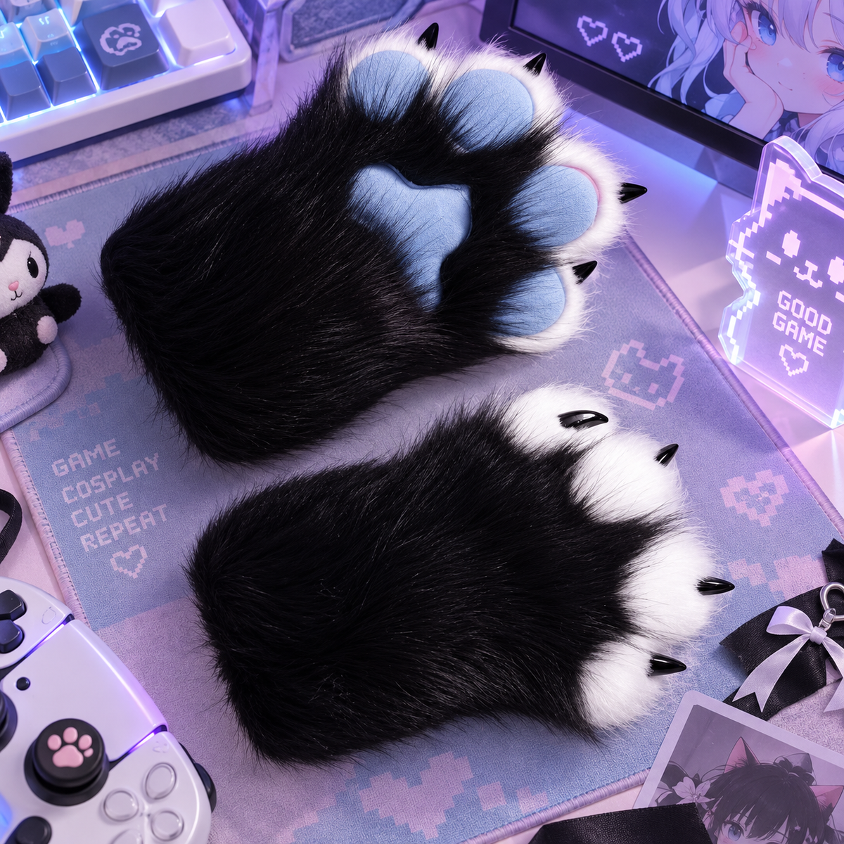 The Kawaii Dream Cosplay Furry Gloves