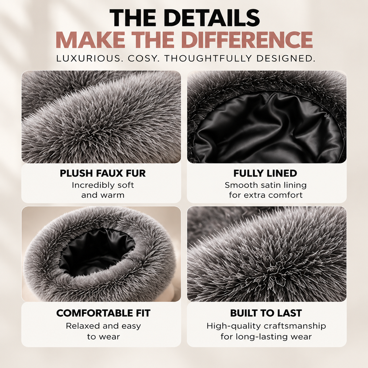 Luxe Faux Fur Hat