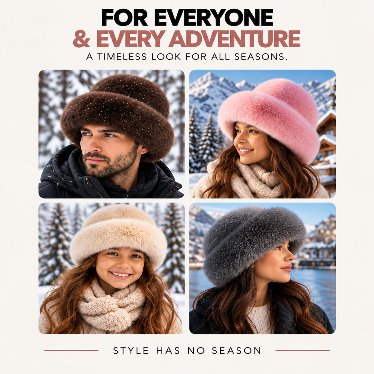 Luxe Faux Fur Hat