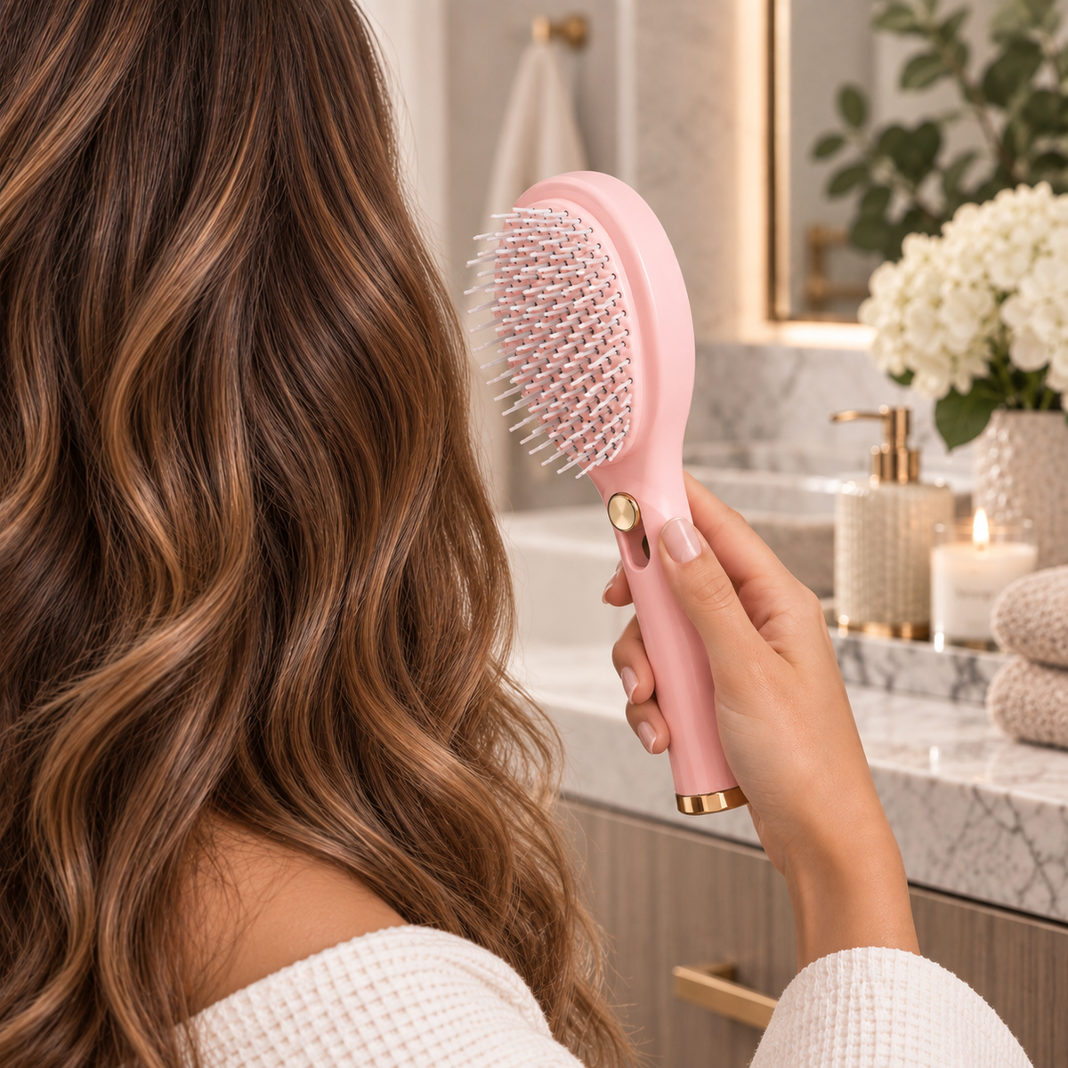 Self Cleaning Smart Hair Brush
