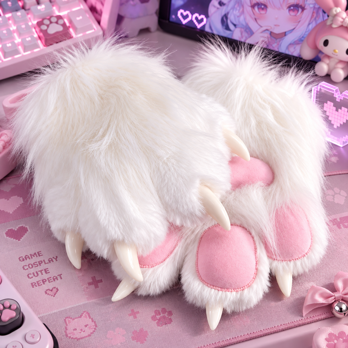 The Kawaii Dream Cosplay Furry Gloves